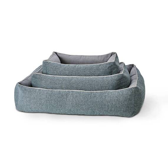Classic Hundebett hellblau • SCALA denim von Laboni