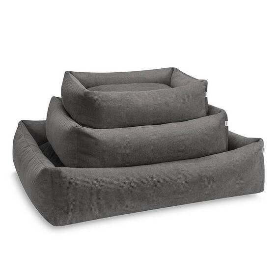 Orthopädisches Hundebett TUDOR von Laboni • dunkelgrau