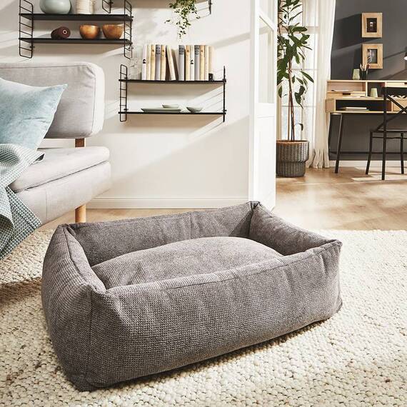 Orthopädisches Hundebett TUDOR von Laboni • dunkelgrau