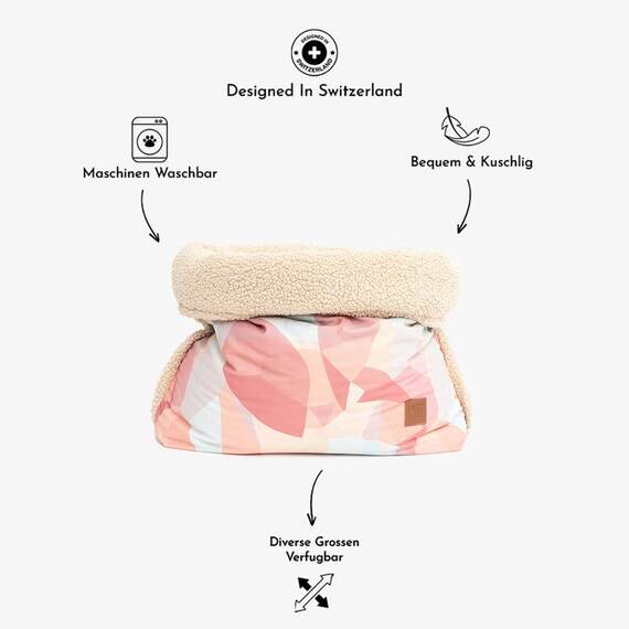 Hunde Kuschelnest SNUGGLE • Canvas meets Teddyfell
