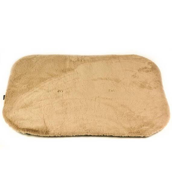 Kuschelige Reisedecke für den Hund mit Gurt FANNY • schwarz