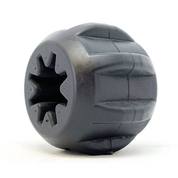 Unzerstörbarer Leckerliball aus Naturkautschuk ✶ SodaPup® Magnum Black ID Gear