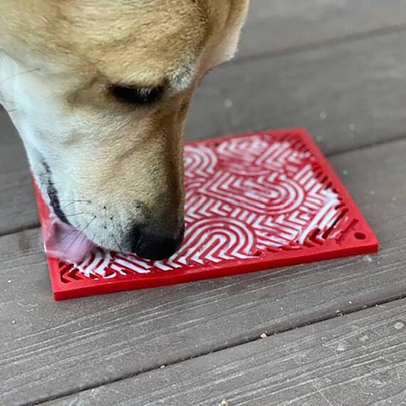 Leckmatte für den Hund aus Naturkautschuk ✶ SodaPup® Herzen