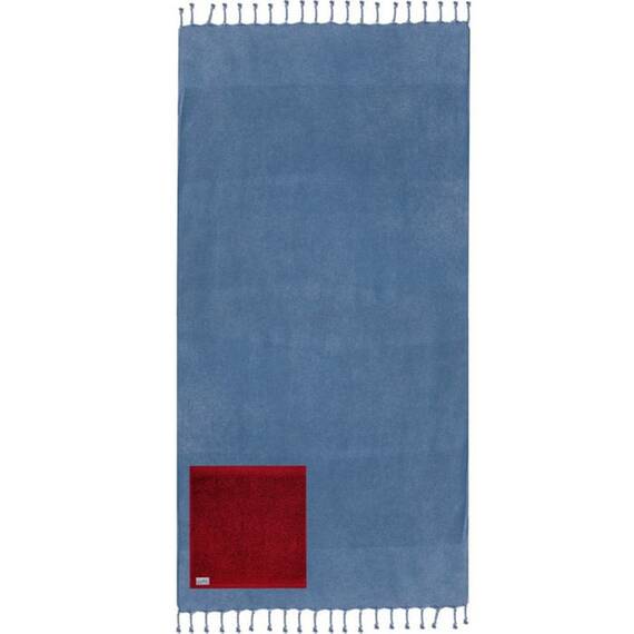 Leichte Hundedecke aus Baumwolle, blau