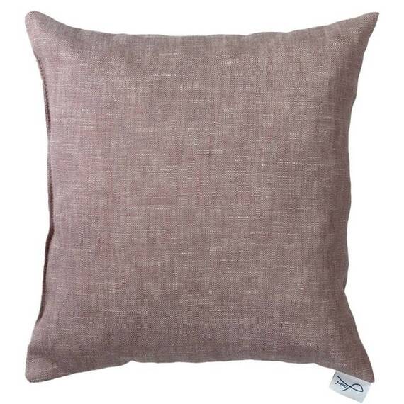 Zirbenkissen für Hunde • Bio Leinen altrosa meliert