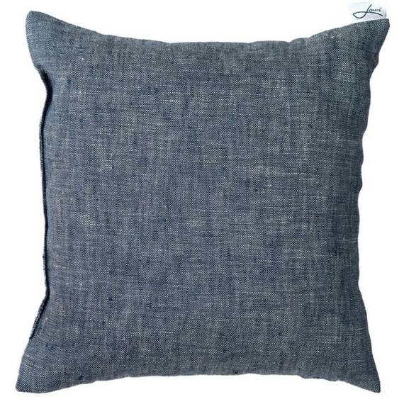 Zirbenkissen für Hunde • Bio Leinen blau meliert