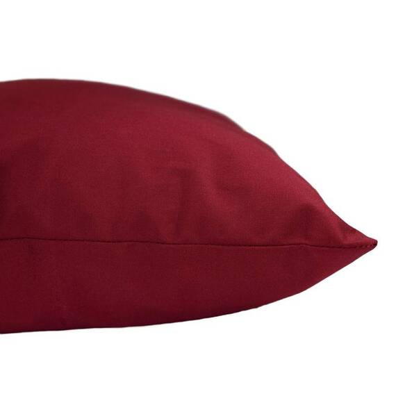 Zirbenkissen für Hunde • Bio Baumwolle weinrot