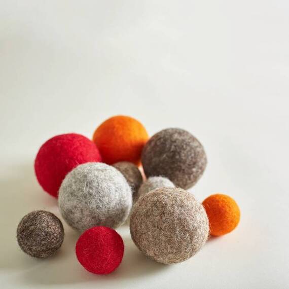 Filzball für Hunde • sand