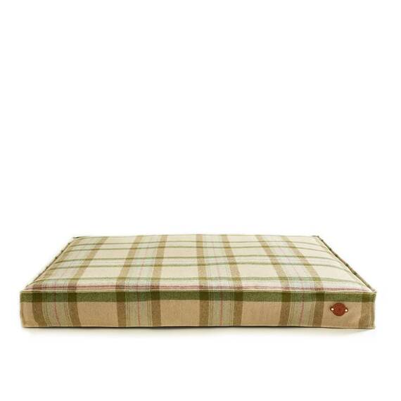 Hundekissen Karo-Tweed "Willow" • reine Wolle