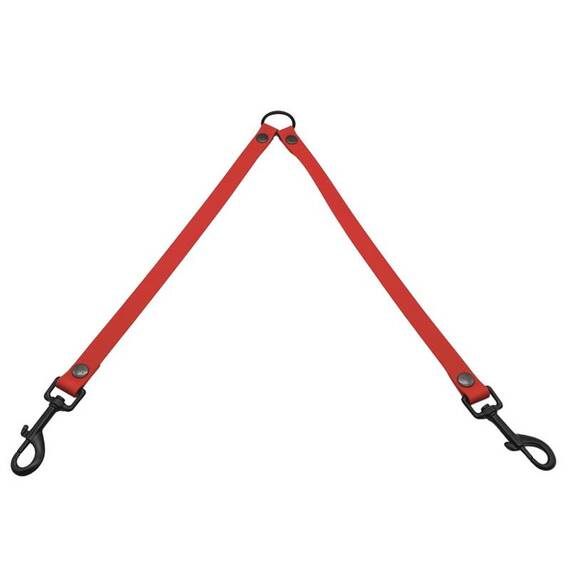 Koppelleine BioThane® für 2 Hunde • konfigurierbar