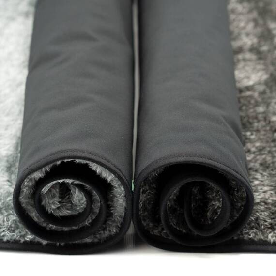 Hundedecke für unterwegs schwarz ★ Dog'n'Roll von MooiZo