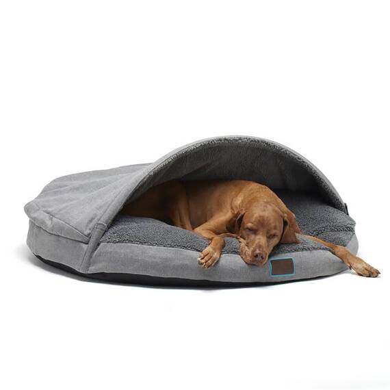 Hundehöhle DANDY DENIM silver