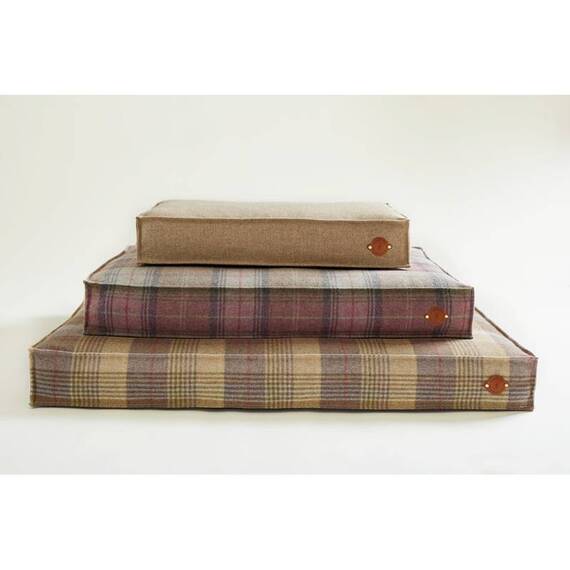 Hundekissen Tweed "Sand" • reine Wolle