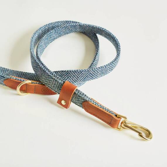 Umhängeleine Tweed blau "Body Magpie"