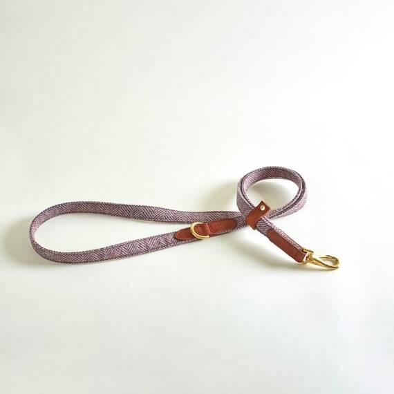 Umhängeleine Tweed violett "Body Hollyhock"