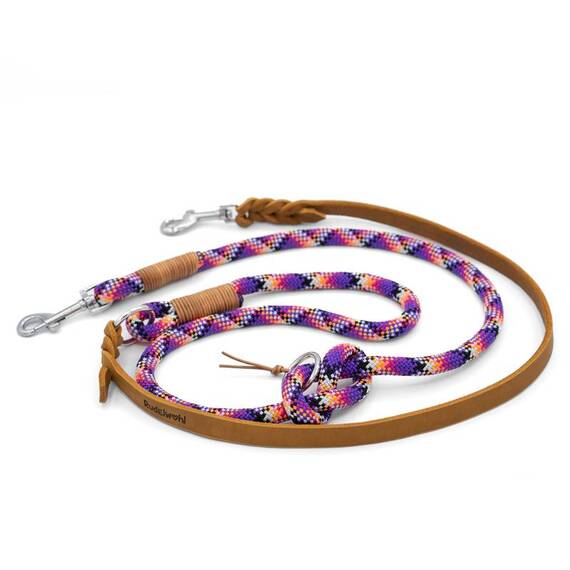 Leine "Leder x Seil", Farben frei wählbar