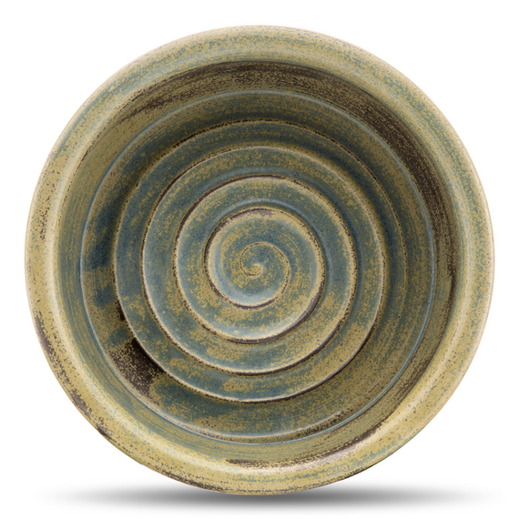 naftie Keramiknapf Kraftspirale grün-blau für Hunde & Katzen