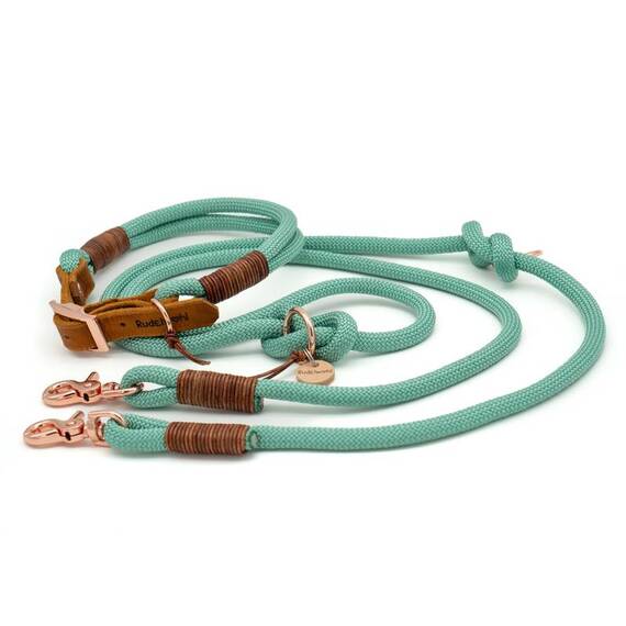 "Seegras" | verstellbare Hundeleine aus Tauwerk