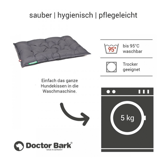 Orthopädisches Hundekissen beige • Doctor Bark® Countrykissen