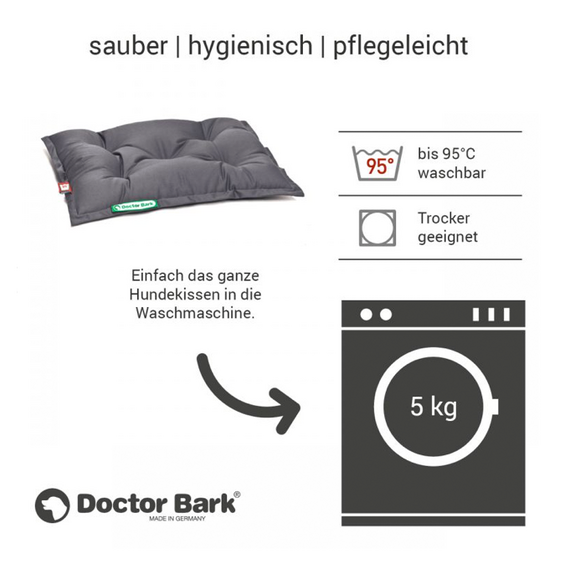 Orthopädisches Hundekissen beige • Doctor Bark® Countrykissen