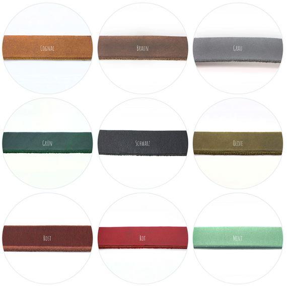 Leder-Koppelleine für zwei Hunde • freie Farbwahl