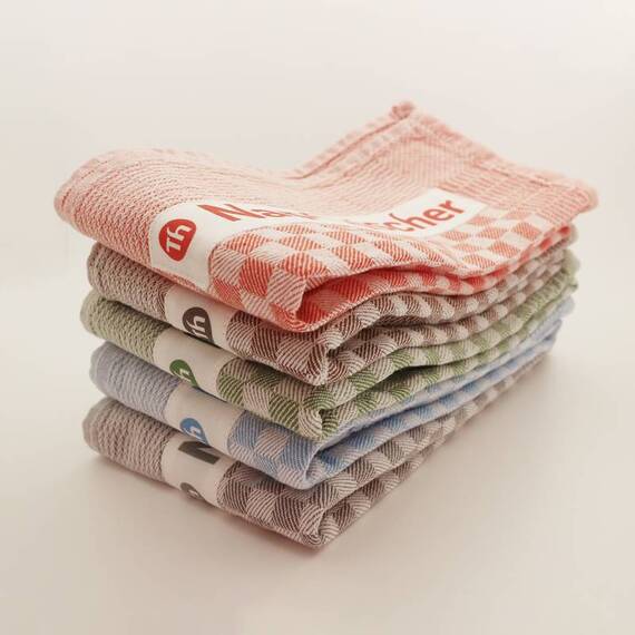 Napfwischer grün • robustes Geschirrtuch für den Hundenapf