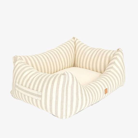 Orthopädisches Hundebett • 100% Baumwolle • beige • Kingston