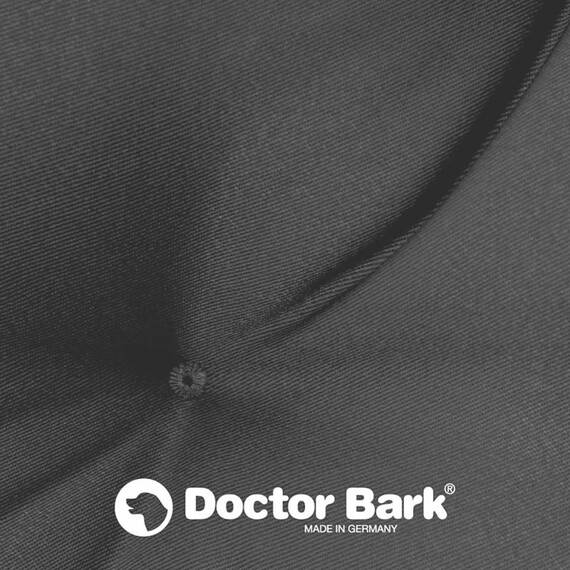 Orthopädisches Hundekissen schwarz • Doctor Bark® Countrykissen