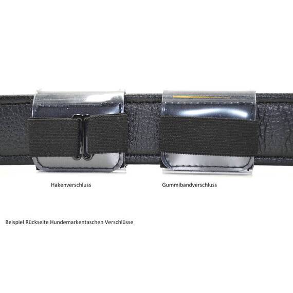 Nylon Hundemarkentasche wasserfest mit Telefonnummer