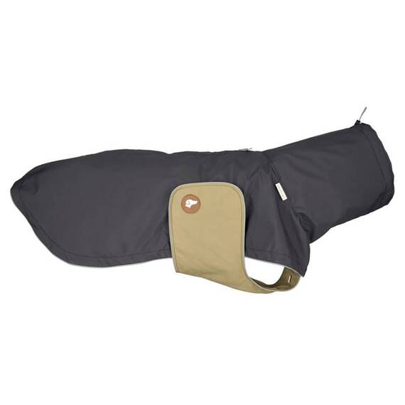 Hunderegenmantel anthrazit | khaki 'Cooper'