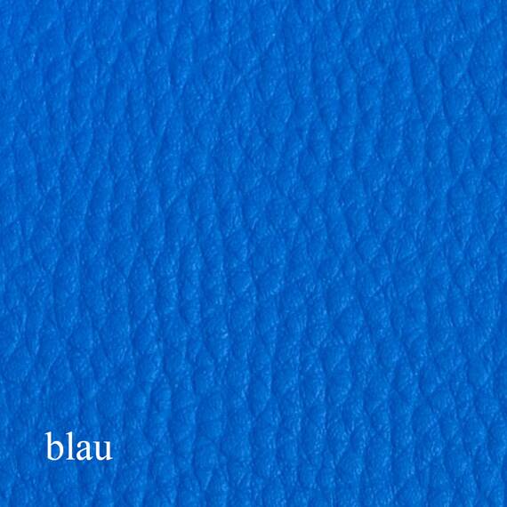 Orthopädische Hundematte Kunstleder blau • PERFECT