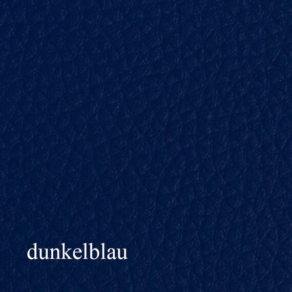 Orthopädische Hundematte Kunstleder dunkelblau • PERFECT