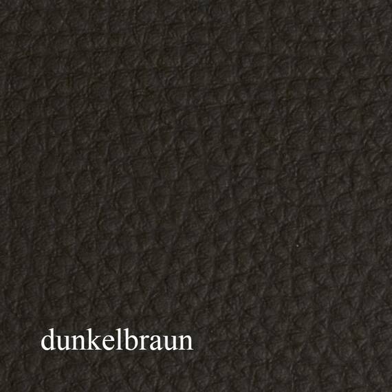 Orthopädisches Hundebett • Kunstleder dunkelbraun • COMPACT