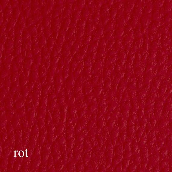 Orthopädische Hundematte Kunstleder rot • PERFECT