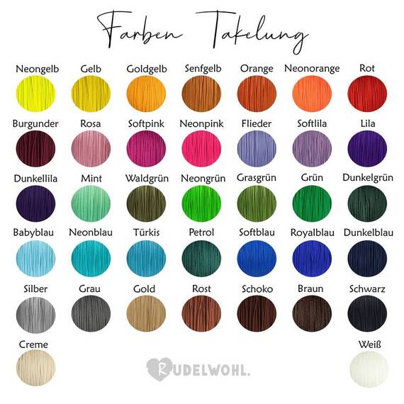 Leder Zugstopphalsband, Farben frei wählbar