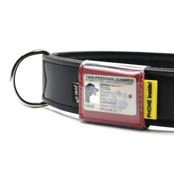 Nylon Hundemarkentasche wasserfest mit Telefonnummer