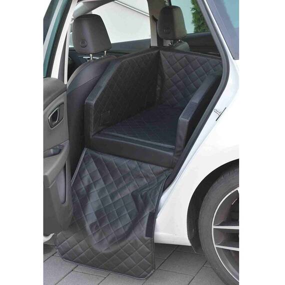 Auto-Hundebett Rücksitz • grau