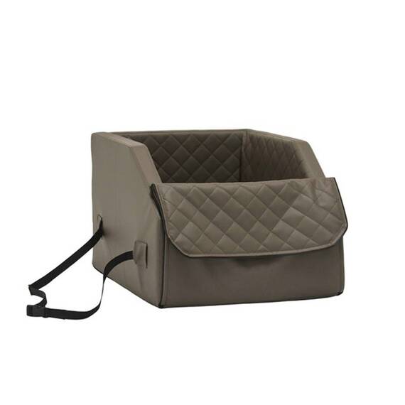 Auto-Hundebett Rücksitz • braun/ taupe