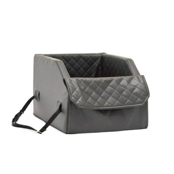 Auto-Hundebett Rücksitz • grau
