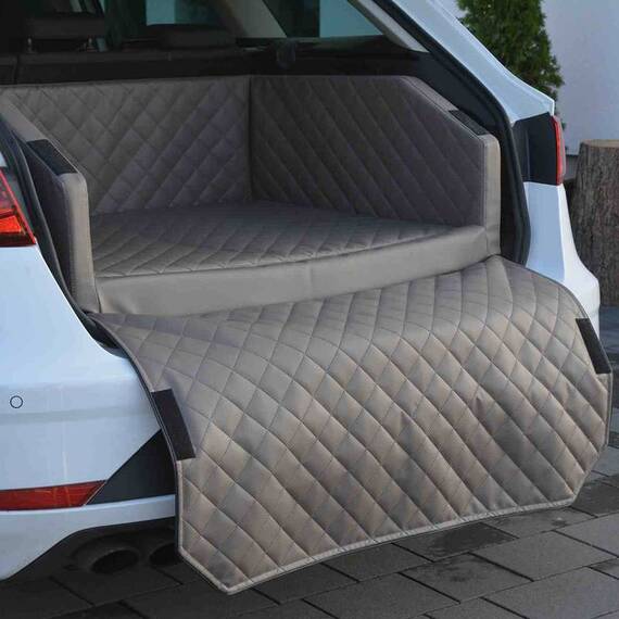 Auto-Hundebett Kofferraum • braun/ taupe