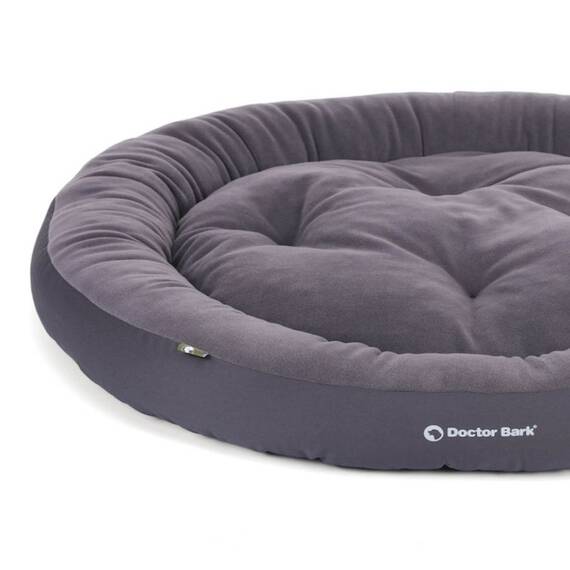 Anti-Stress Hundebett, waschbar 60 Grad • Hundenest grau