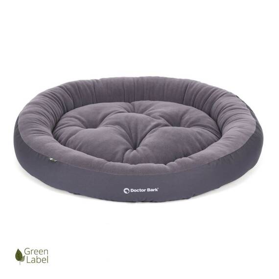 Anti-Stress Hundebett, waschbar 60 Grad • Hundenest grau