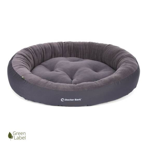 Anti-Stress Hundebett, waschbar 60 Grad • Hundenest grau