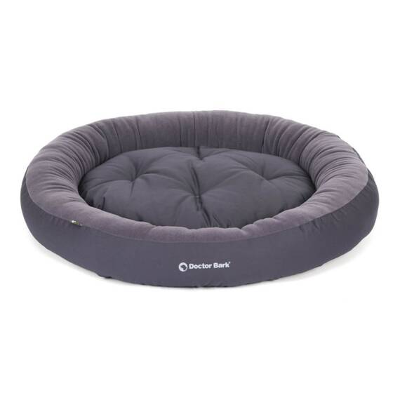 Anti-Stress Hundebett, waschbar 60 Grad • Hundenest grau