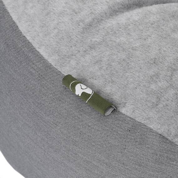 Anti-Stress Hundebett, waschbar 60 Grad • Hundenest hellgrau