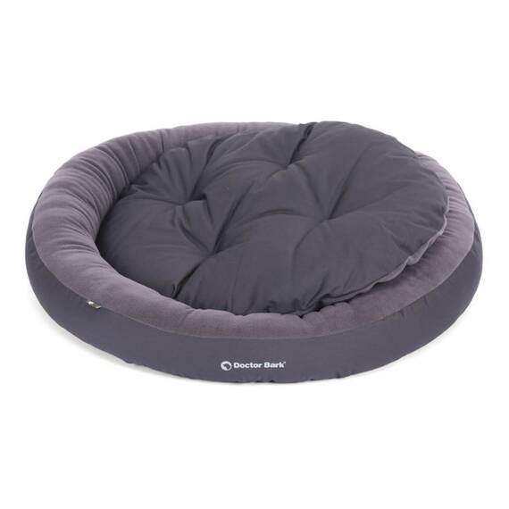 Anti-Stress Hundebett, waschbar 60 Grad • Hundenest grau