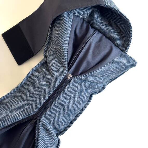 Hundebett-Kopfkissen Tweed "Bugle" • reine Wolle