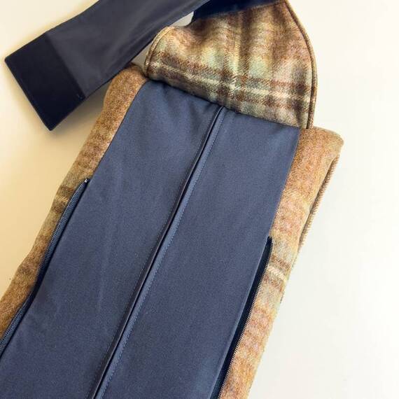 Hundebett-Kopfkissen Tweed "Copper Beech" • reine Wolle