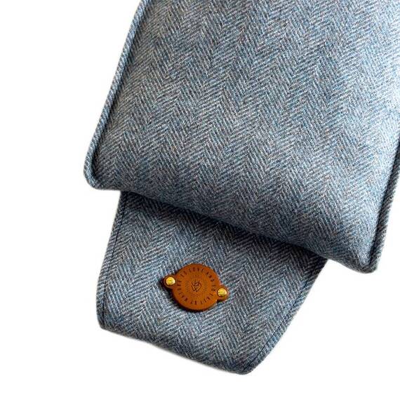 Hundebett-Kopfkissen Tweed "Magpie" • reine Wolle