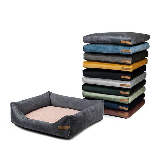 Hundebett, orthopädisch • Memory Foam • 'Otto' graphit